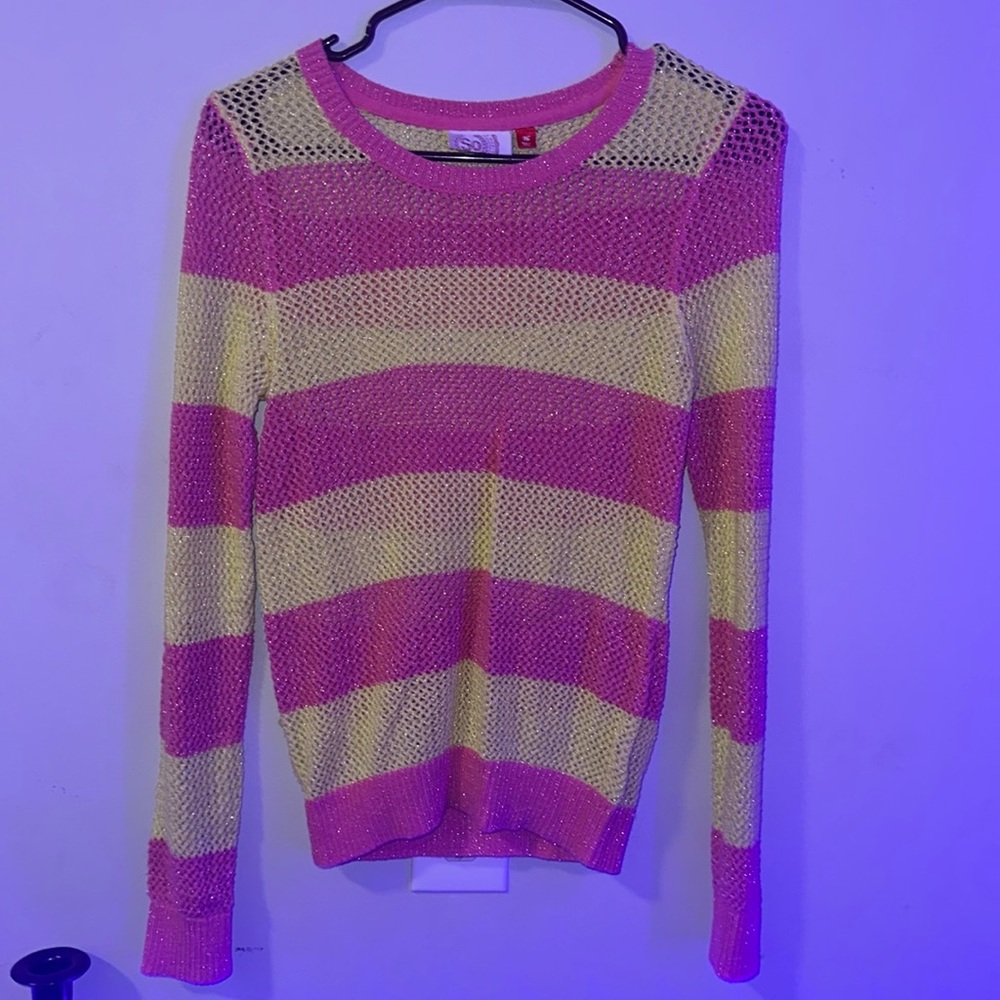 Yellow and pink shirt